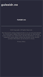 Mobile Screenshot of gulesidr.no
